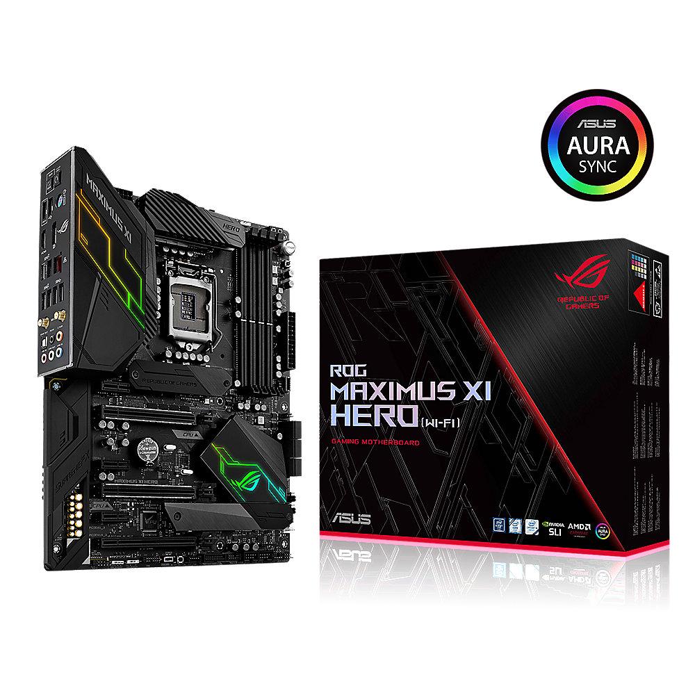 ASUS ROG MAXIMUS XI HERO Z390 ATX Mainboard 1151 DP/HDMI/M.2/USB3.1(Typ A C))