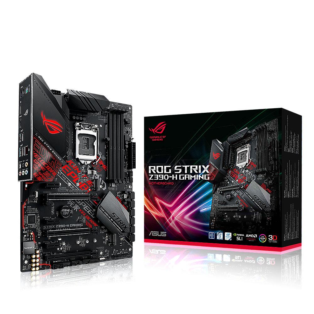 ASUS ROG STRIX Z390-H GAMING ATX Mainboard Sockel 1151 DP/HDMI/M.2/USB3.1