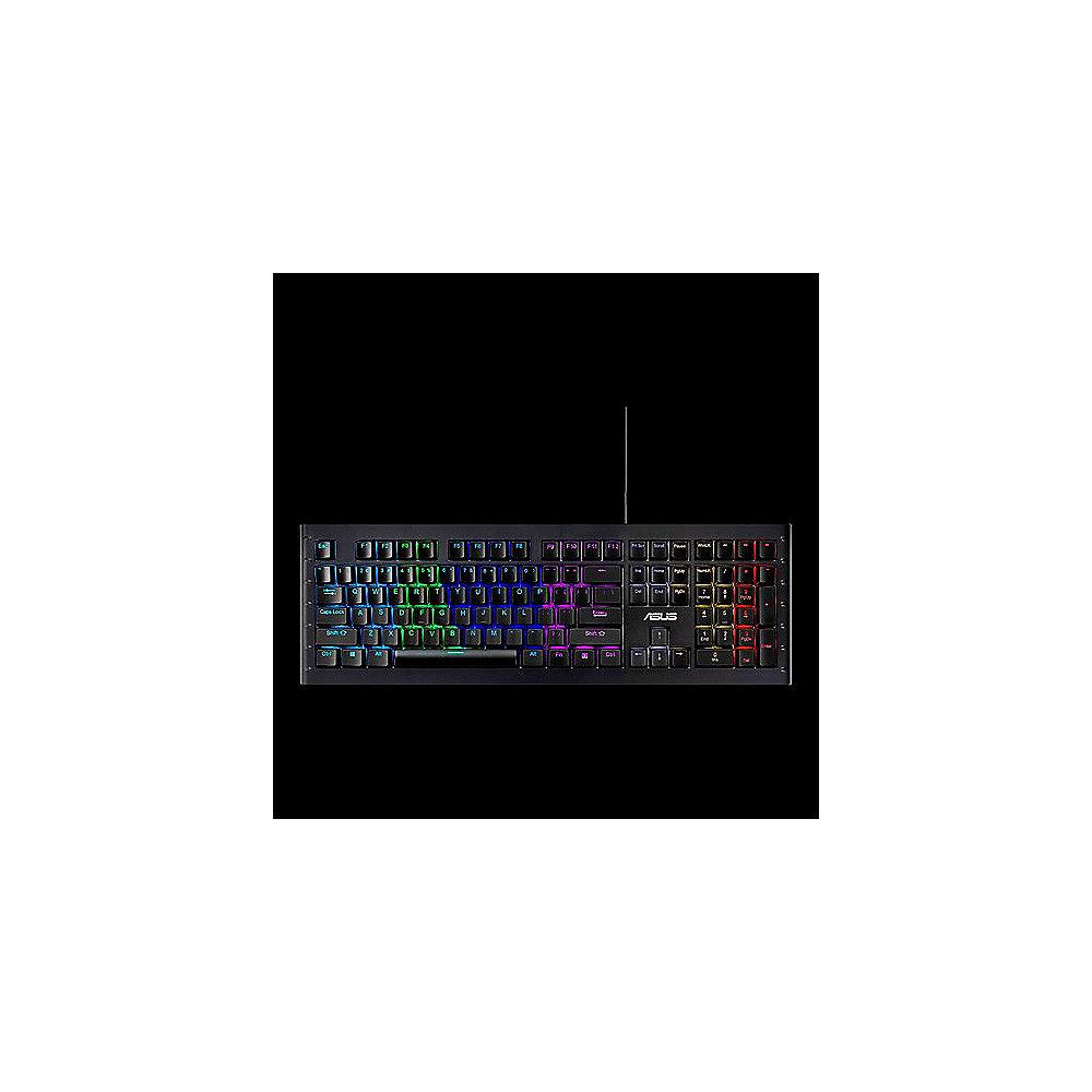 Asus Sagaris GK1100 Mechanische Gaming Tastatur MX Blue USB