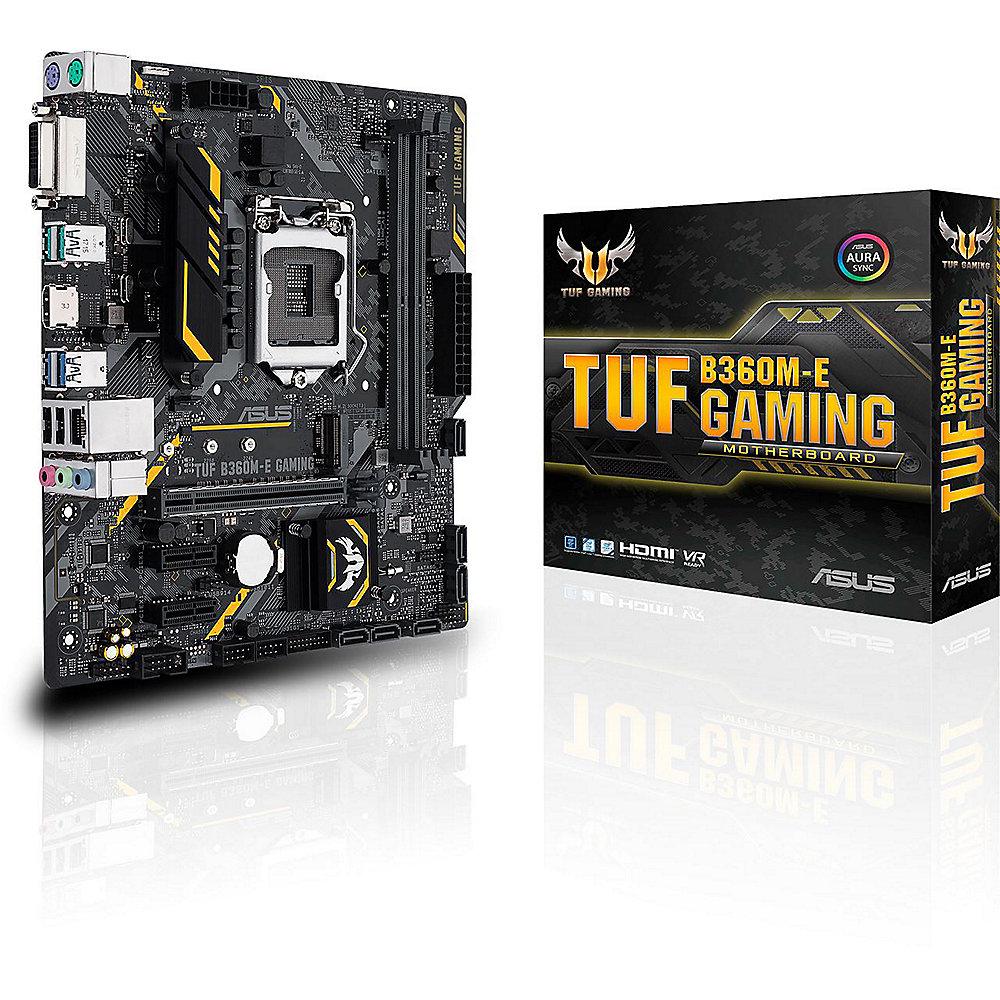 ASUS TUF B360M-E GAMING mATX Mainboard 1151 HDMI/DVI/M.2/USB3.1