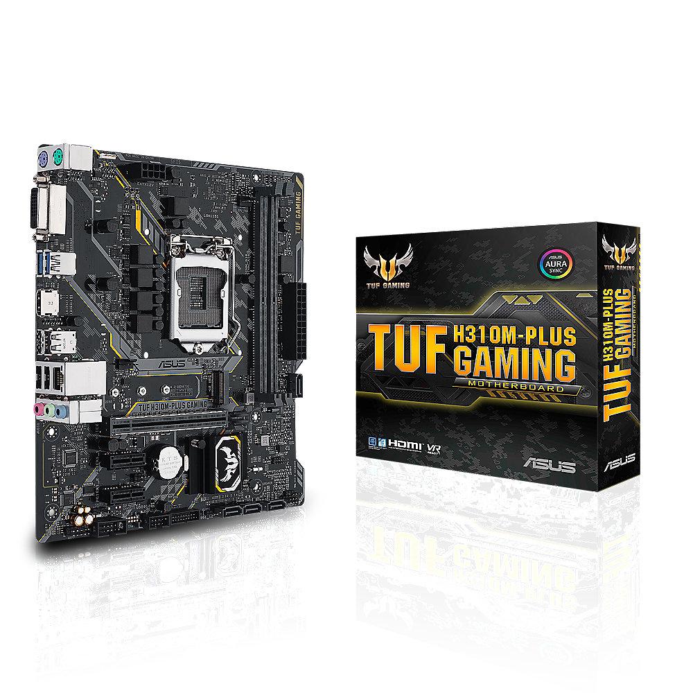 ASUS TUF H310M-Plus GAMING mATX Mainboard 1151v2 HDMI/DVI/M.2/USB3.1 (Gen1)