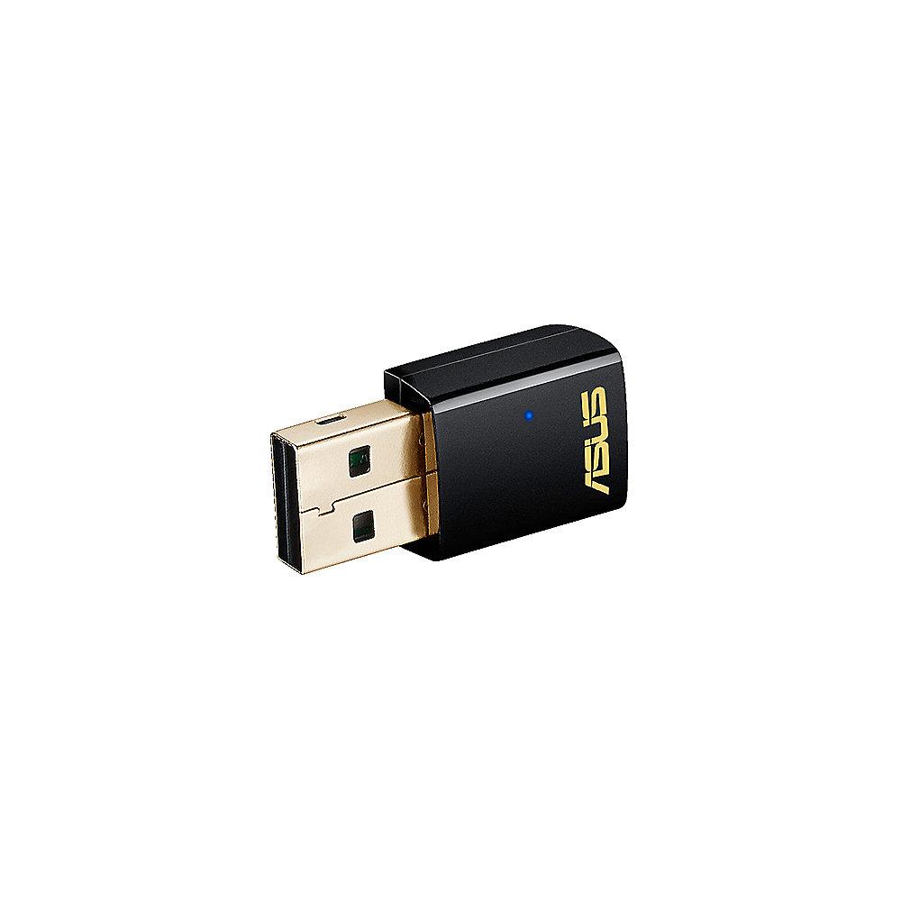 ASUS USB-AC51 Dualband Wireless-AC600 WLAN-Adapter