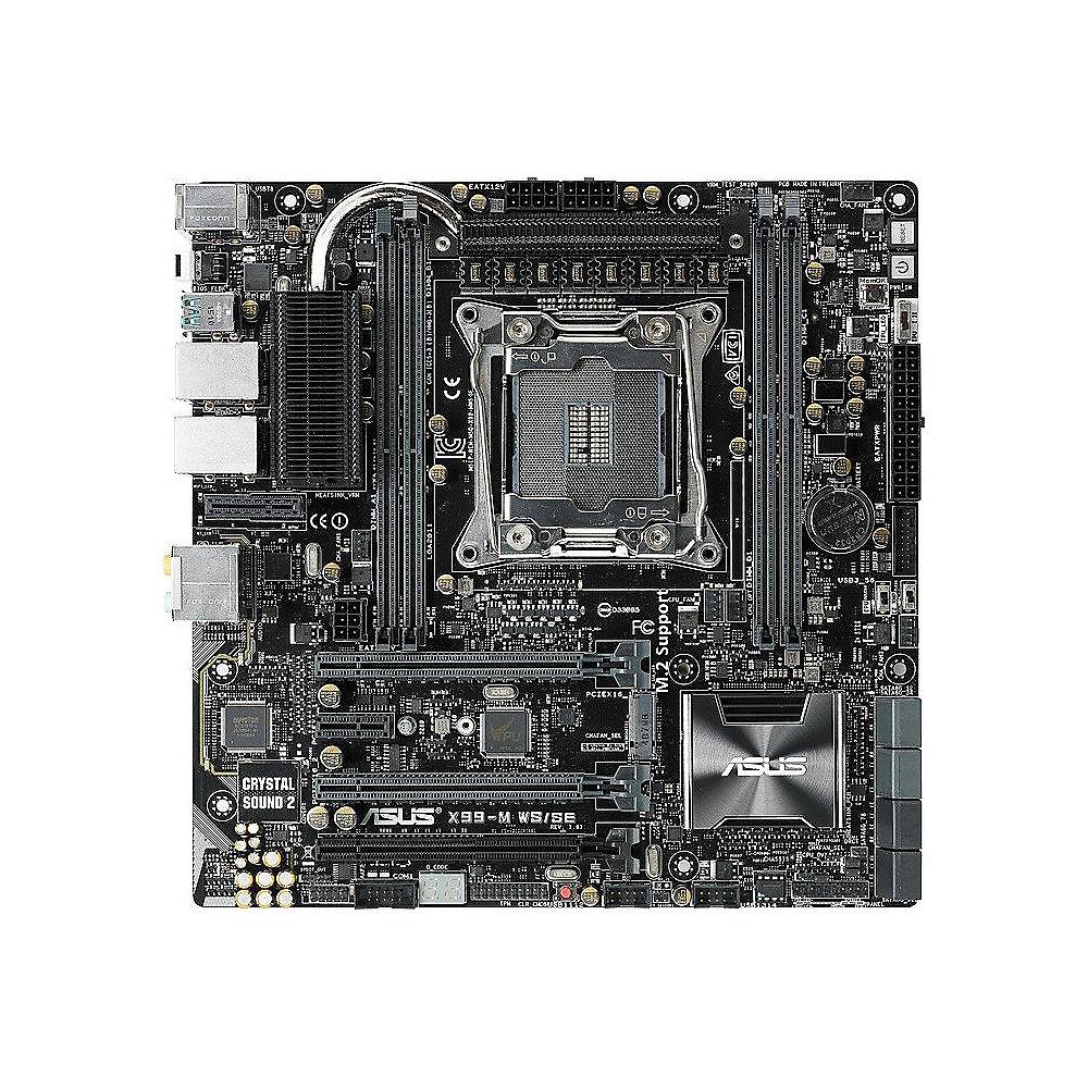 ASUS X99-M WS/SE 2xGL/SATA600/M.2 µATX Mainboard X99 Sockel 2011-3, ASUS, X99-M, WS/SE, 2xGL/SATA600/M.2, µATX, Mainboard, X99, Sockel, 2011-3