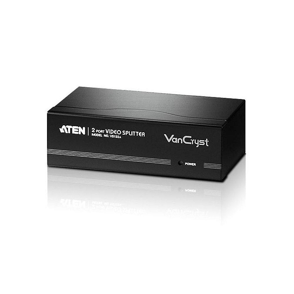 Aten VS132A 2-Port VGA Video Splitter (450 MHz), Aten, VS132A, 2-Port, VGA, Video, Splitter, 450, MHz,