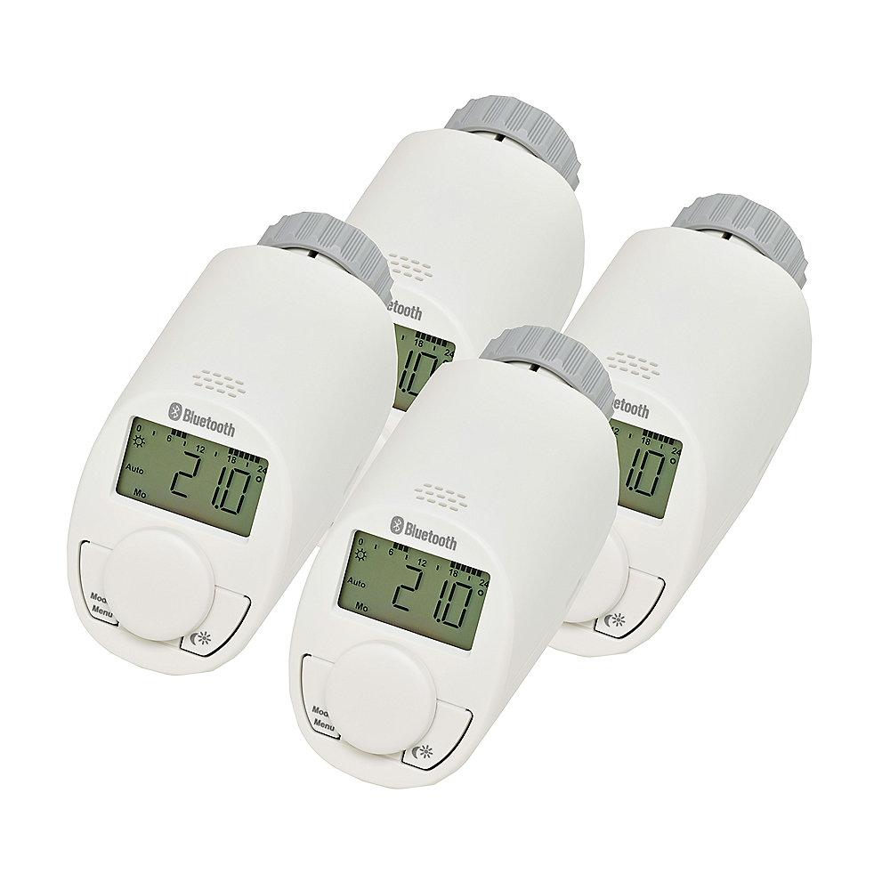 Bluetooth Smart 4er Set Heizkörperthermostat mit Boostfunktion, Bluetooth, Smart, 4er, Set, Heizkörperthermostat, Boostfunktion