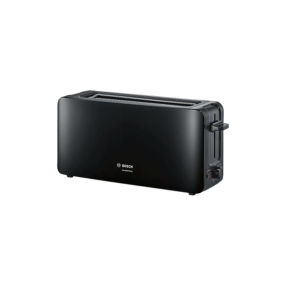 Bosch TAT6A003 ComfortLine Langschlitz-Toaster schwarz