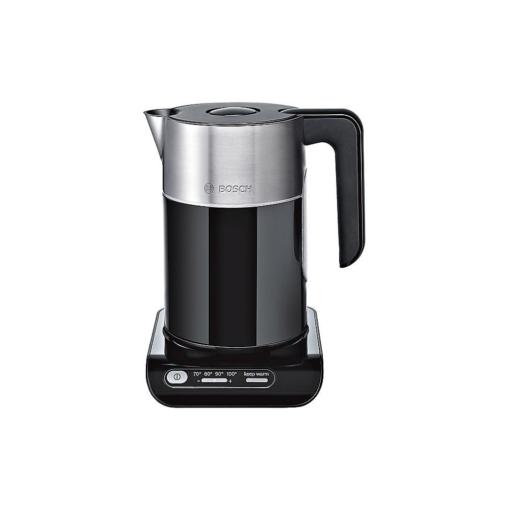 Bosch TWK8613P Styline Wasserkocher 1,5 Liter schwarz