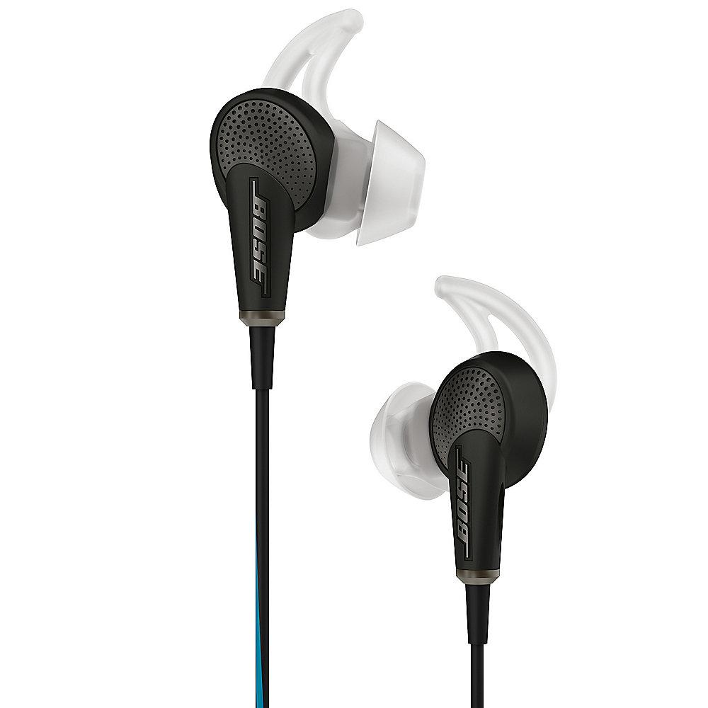BOSE Quietcomfort 20 Schwarz In Ear Acoustic Noise Cancelling Ohrhörer für iOS