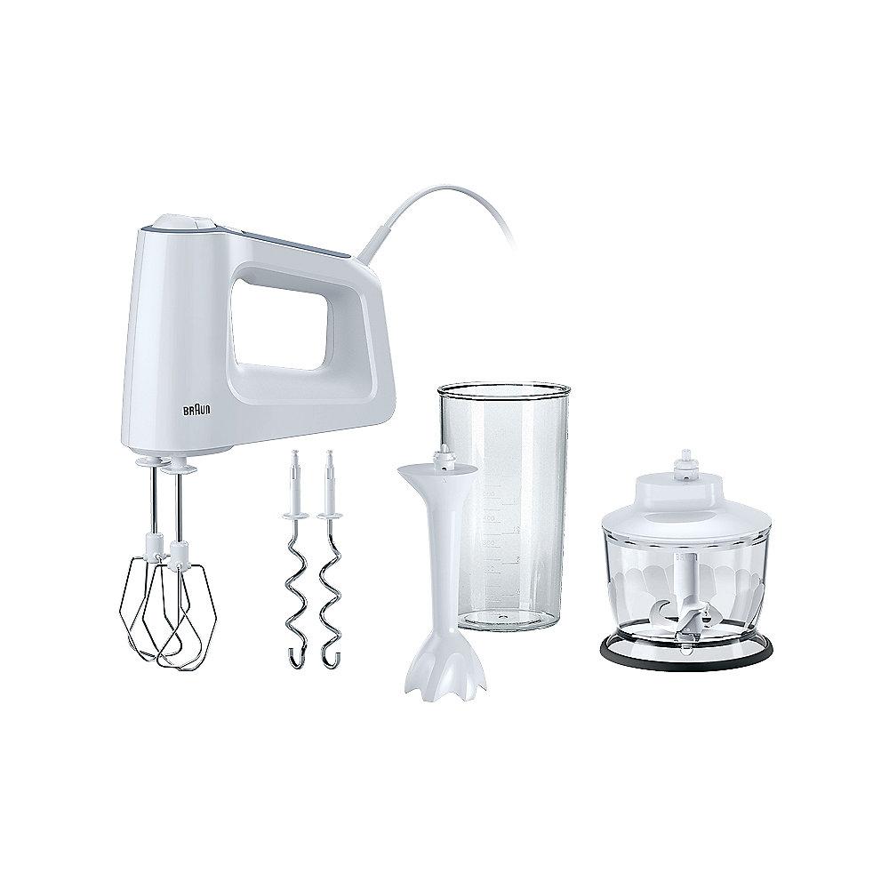 Braun HM 3135 WH MultiMix 3 Handmixer Weiß, Braun, HM, 3135, WH, MultiMix, 3, Handmixer, Weiß