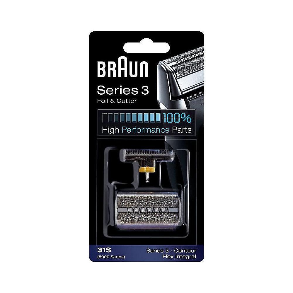 Braun Scherteile Kombipack Series 3 31S silber, Braun, Scherteile, Kombipack, Series, 3, 31S, silber