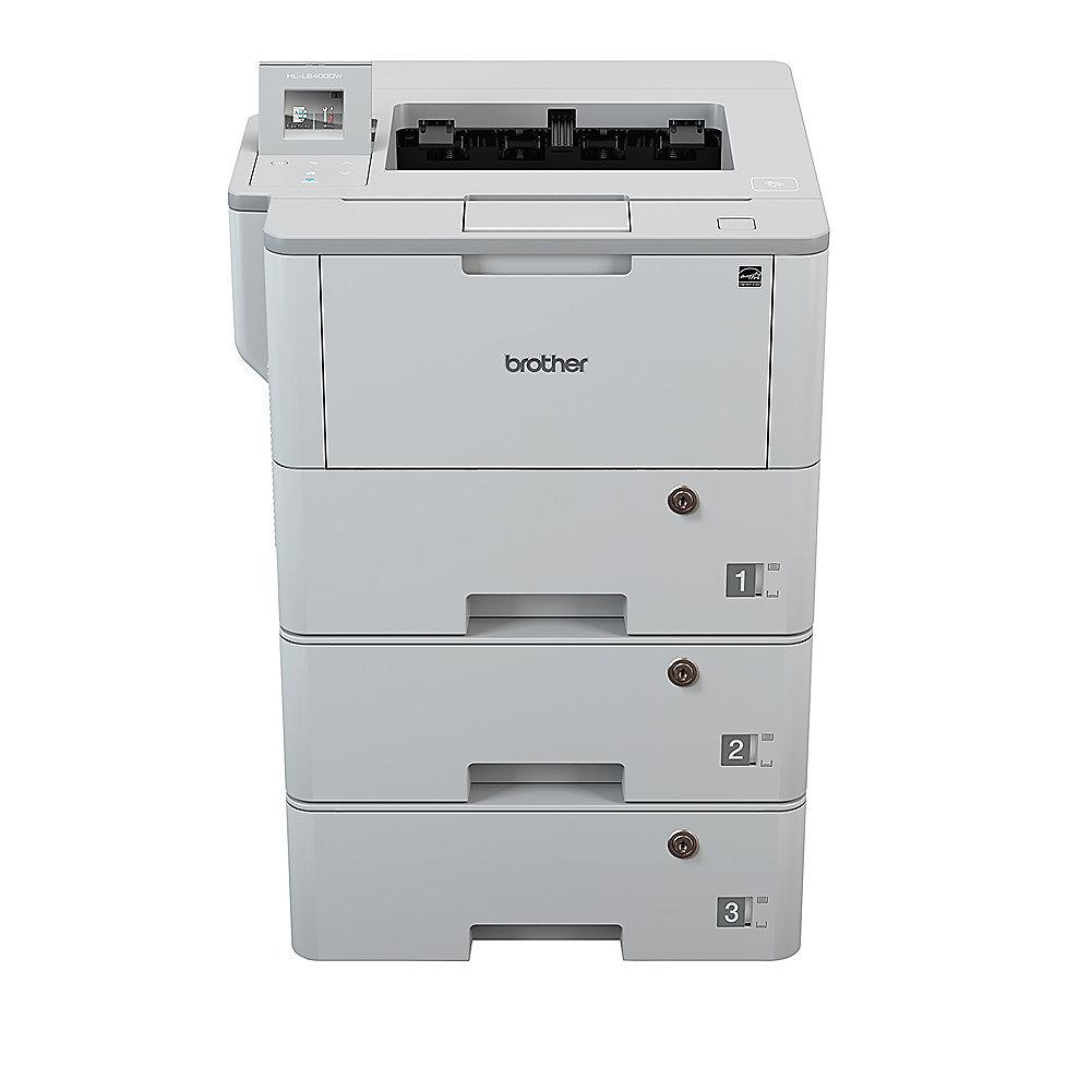 Brother HL-L6400DWTT abschließbar S/W-Laserdrucker LAN WLAN NFC, Brother, HL-L6400DWTT, abschließbar, S/W-Laserdrucker, LAN, WLAN, NFC