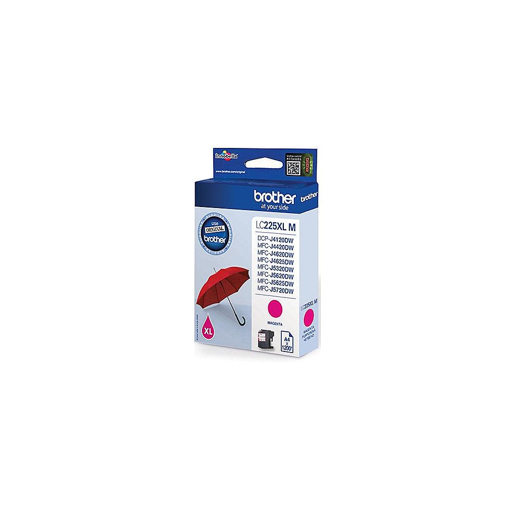 Brother LC-225XLM Druckerpatrone magenta 1.200 Seiten