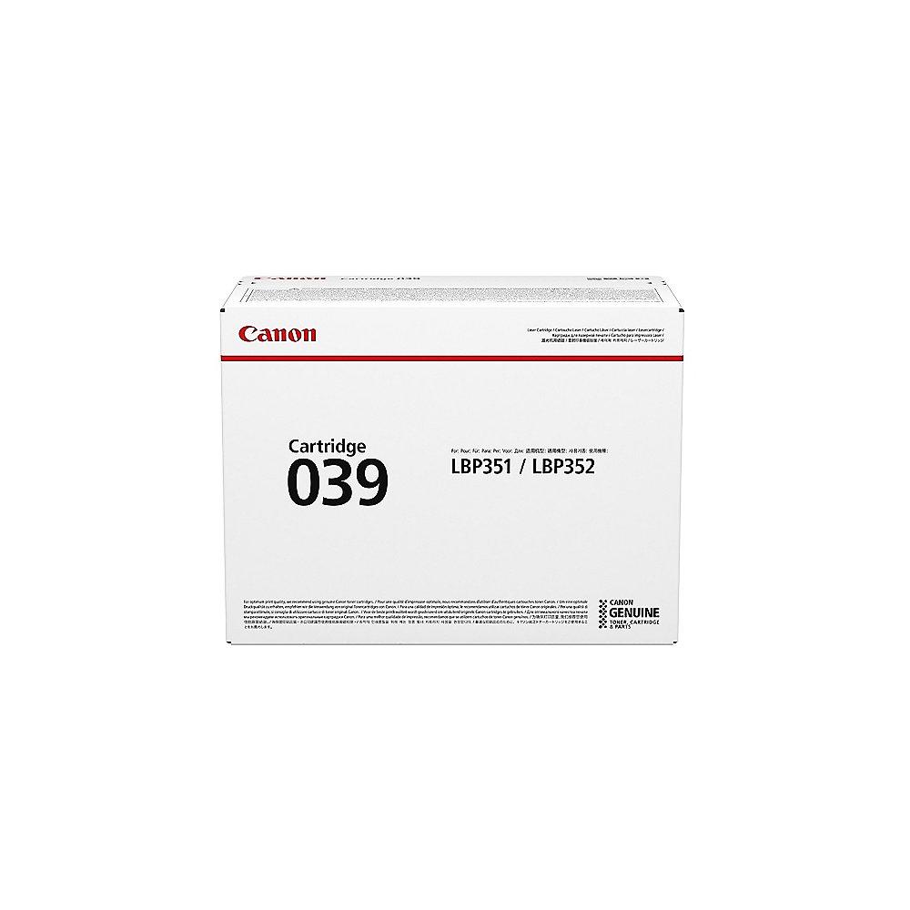 Canon 0287C001 Toner schwarz 039 11.000 Seiten LBP351x/352x