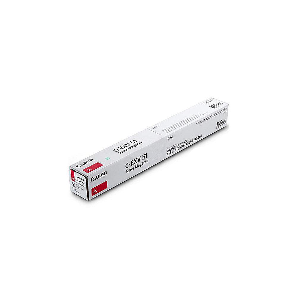 Canon 0486C002 Original Toner C-EXV-51L Magenta für ca. 26.000 Seiten