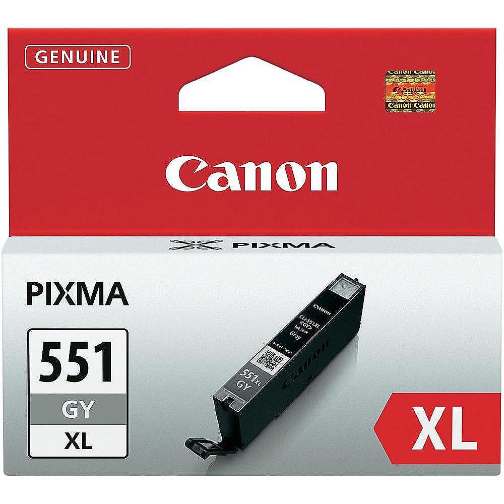 Canon 6447B001 Druckerpatrone grau CLI-551XL GY hohe Ergiebigkeit