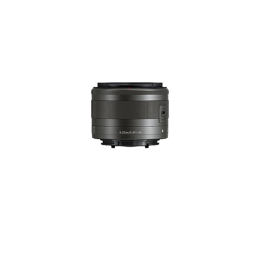 Canon EF-M 15-45mm f/3.5-6.3 IS STM Weitwinkel Zoom Objektiv schwarz
