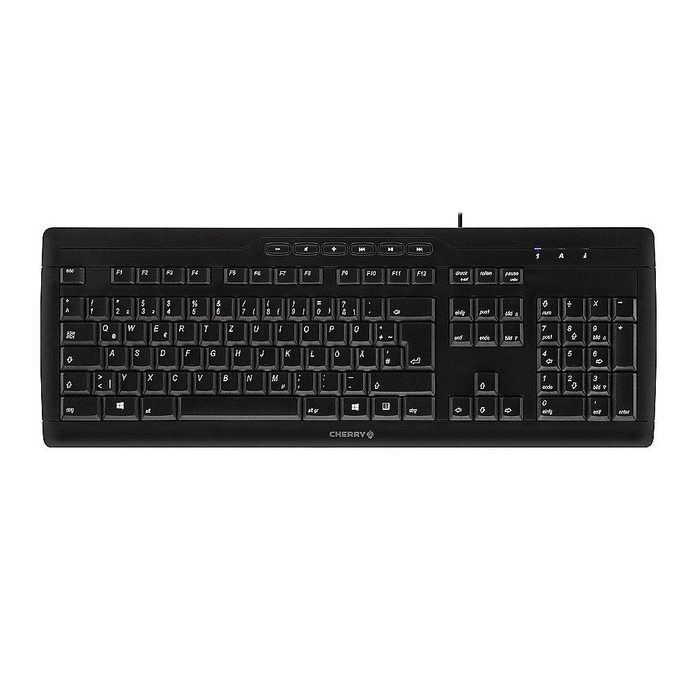 Cherry Stream 3.0 Tastatur USB schwarz CH-Layout (Schweiz) G85-23200CH-2