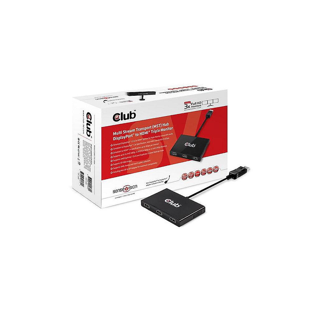 Club 3D MST Hub HDMI 1-3  1x MiniDP Adapter CSV-5300H