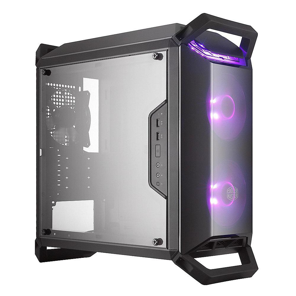 Cooler Master MasterBox Q300P Midi Tower ATX Gehäuse mit Acrylfenster