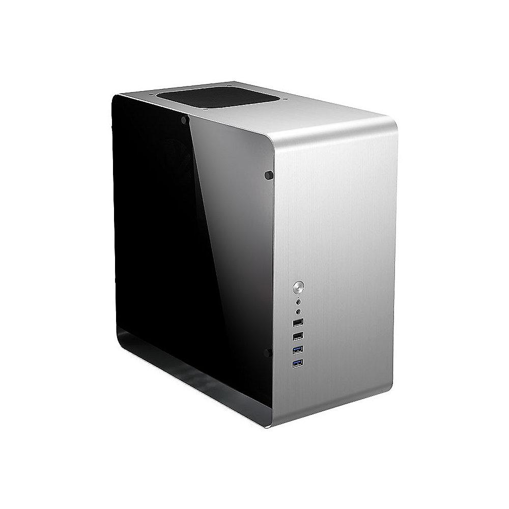 Cooltek Jonsbo UMX3 Midi Tower mATX Gehäuse mit Seitenfenster, USB3.0, silber, Cooltek, Jonsbo, UMX3, Midi, Tower, mATX, Gehäuse, Seitenfenster, USB3.0, silber