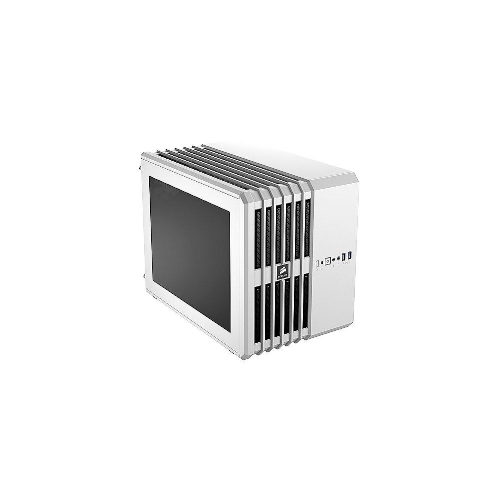 Corsair Carbide AIR 240 Mini Tower Gehäuse weiss mATX/mITX Seitenfenster