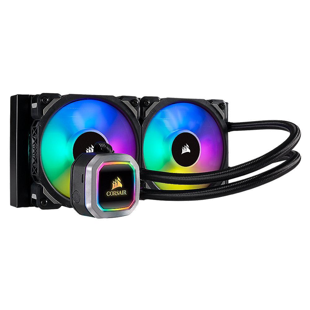 Corsair Hydro Series H100i RGB Platinum Wasserkühlung Intel und AMD CPU, Corsair, Hydro, Series, H100i, RGB, Platinum, Wasserkühlung, Intel, AMD, CPU