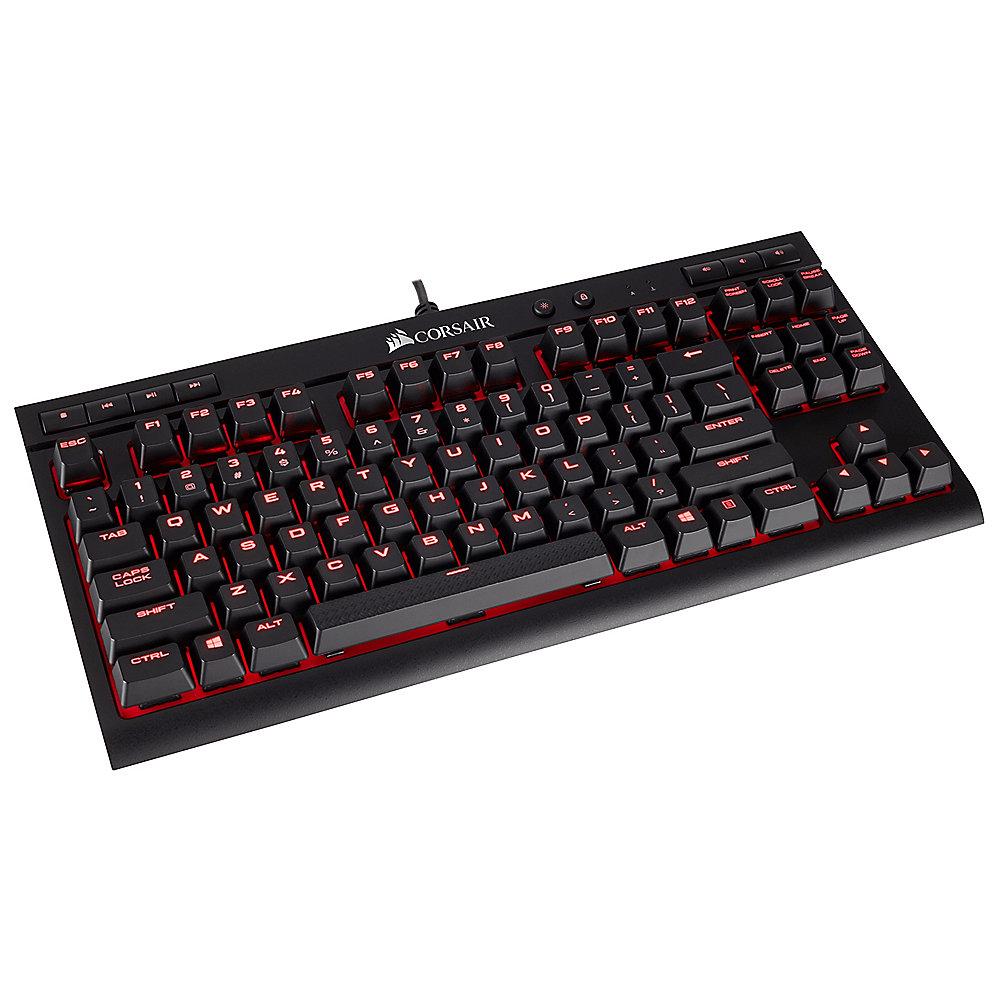 Corsair K63 kompakte mechanische Gaming Tastatur Cherry MX RGB Red