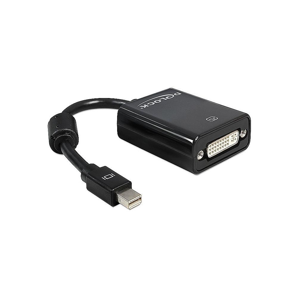 DeLOCK Adapter mini DisplayPort 1.1 zu DVI St./Bu. passiv 65098 schwarz, DeLOCK, Adapter, mini, DisplayPort, 1.1, DVI, St./Bu., passiv, 65098, schwarz