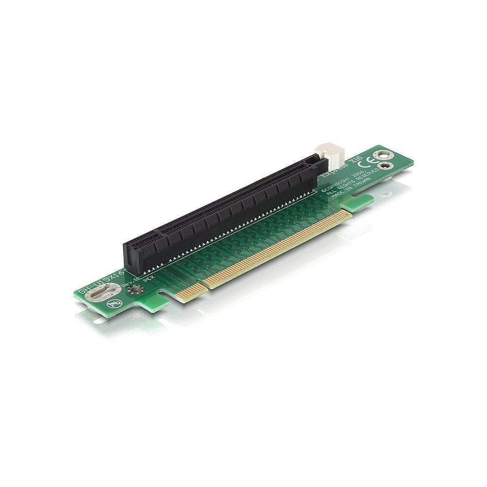 DeLock Riser Karte PCI Express x16 gewinkelt 90° links gerichtet