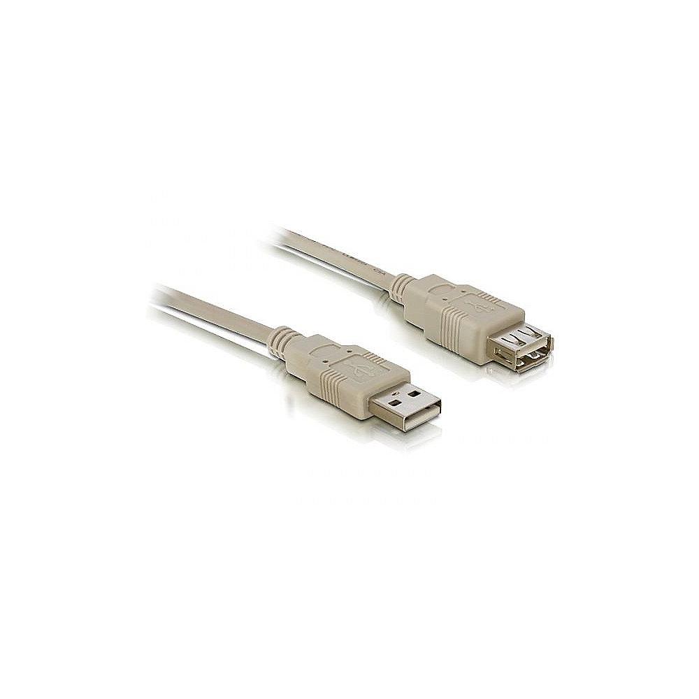 DeLOCK USB 2.0 Verlängerung 3m A/A St./Bu. 82240 grau