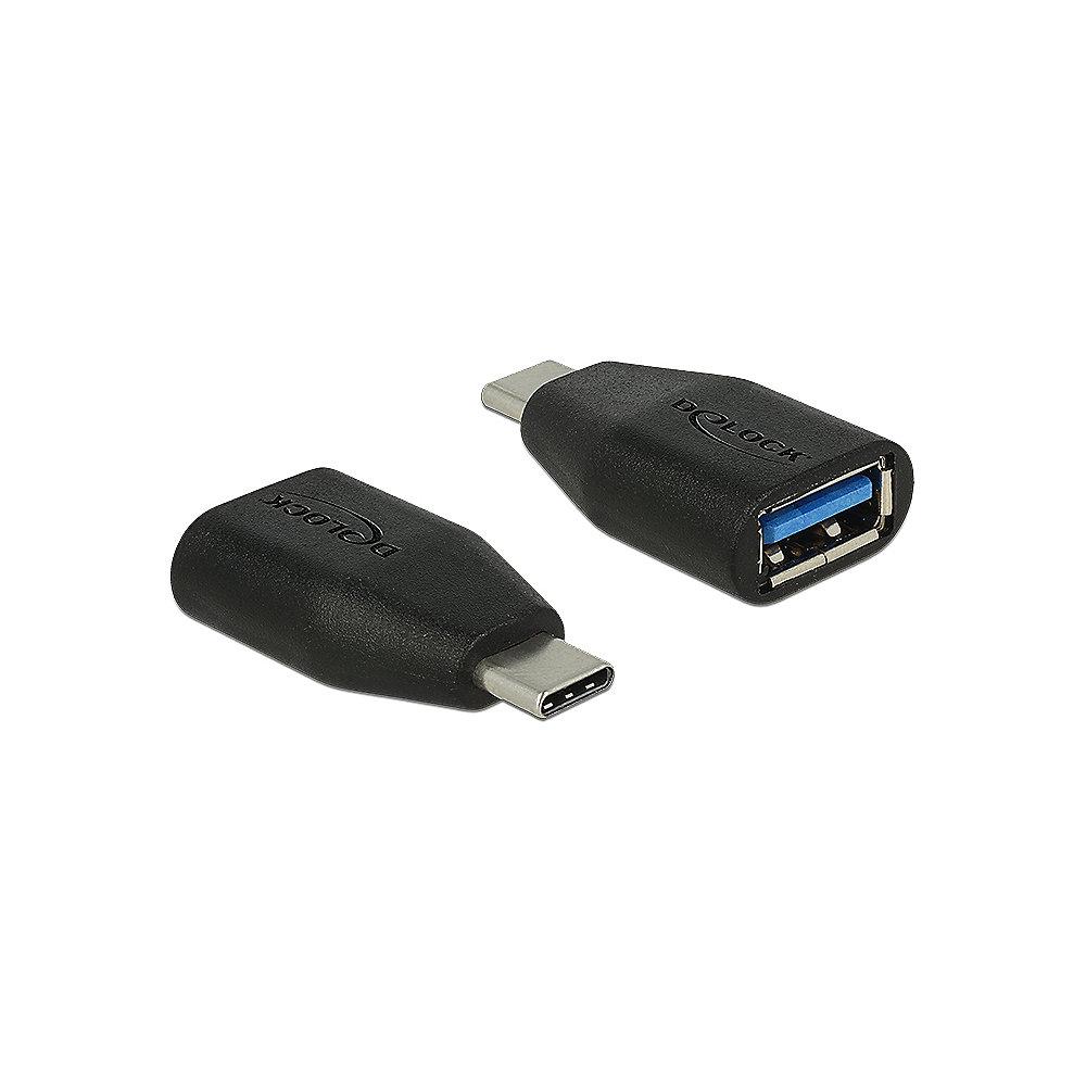 DeLOCK USB 3.1 Adapter C zu A Gen2 SuperSpeed St./Bu. schwarz