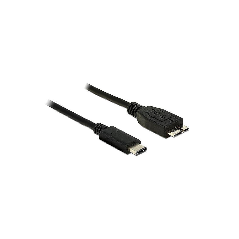 DeLOCK USB 3.1 Adapterkabel 1m C zu micro-B Gen2 St./St. 83677 schwarz