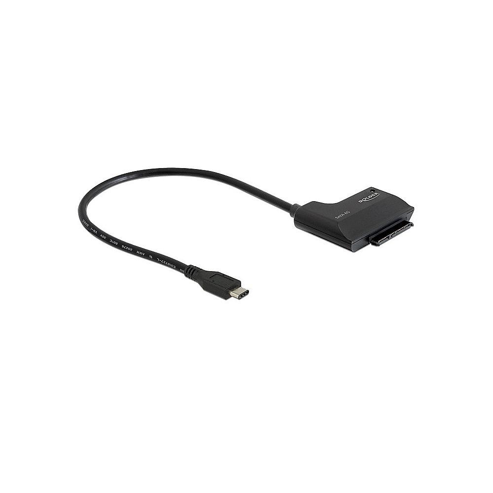 DeLOCK USB 3.1 Konverter zu SATA 6Gb/s St./St. 62715 schwarz