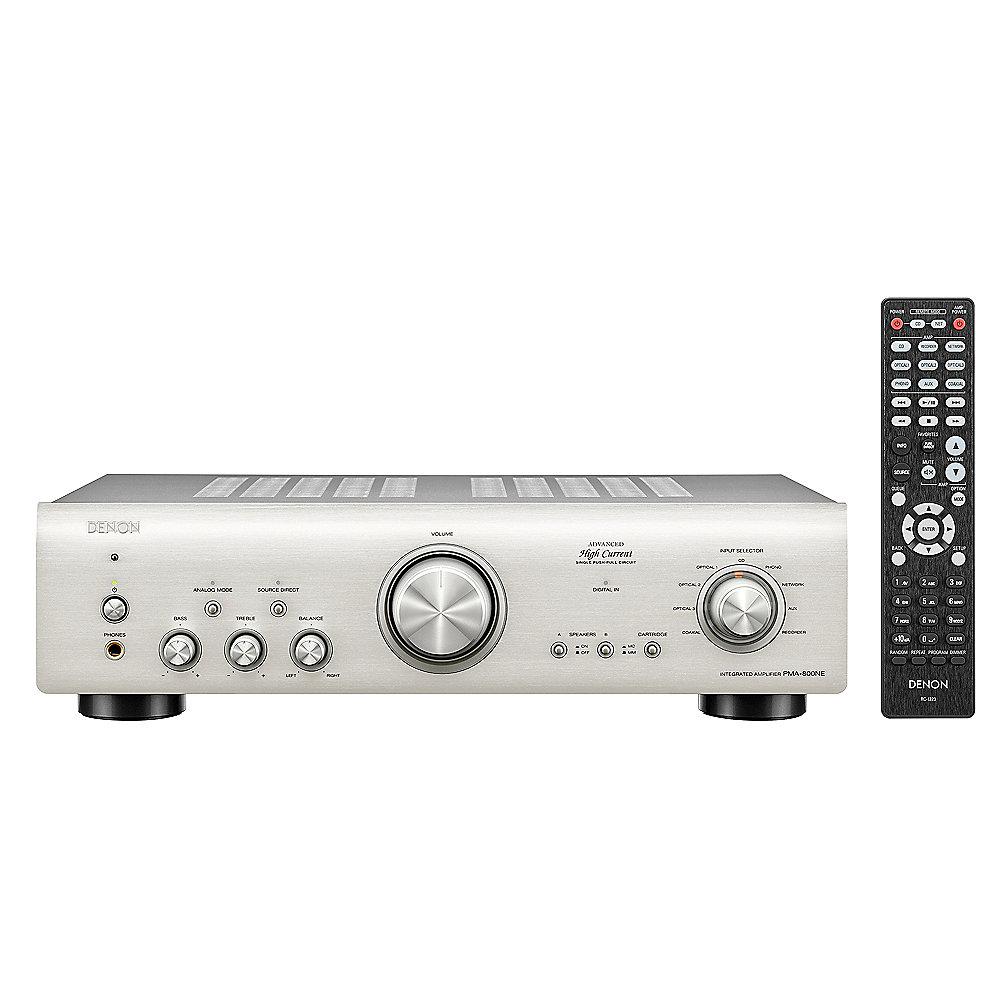 Denon PMA-800NE Stereo-Vollverstärker, silber, 85W/Kanal