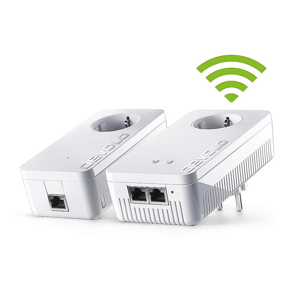devolo dLAN 1200  WiFi ac Starter Kit (1200Mbit, 2er Kit, Powerline   WLAN ac)