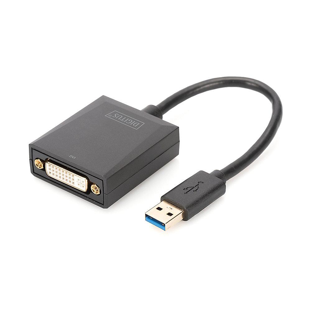 DIGITUS USB 3.0 zu DVI Adapter Full HD schwarz