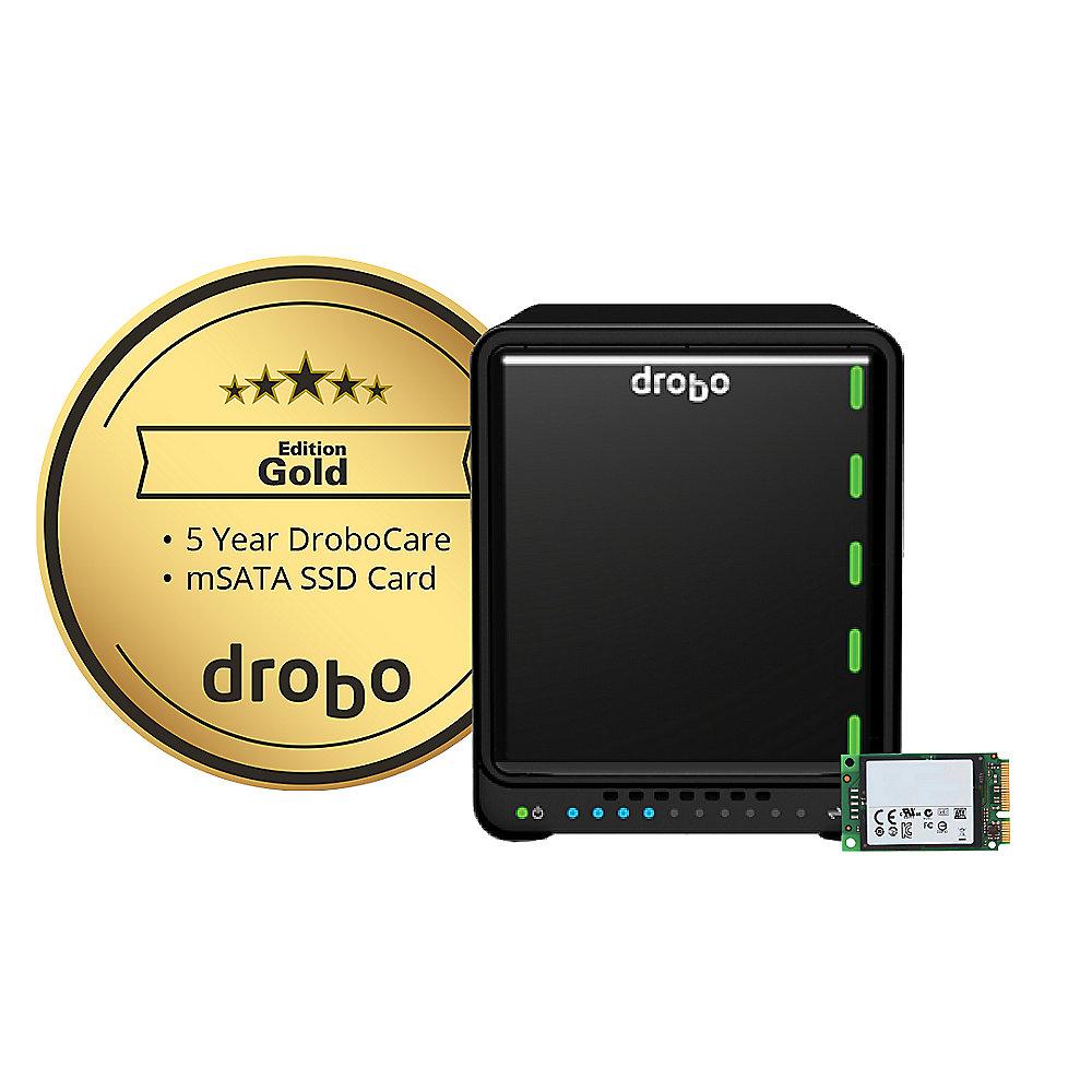 Drobo 5D3 DAS System 5-Bay Gold Edition   128G mSATA   5 Jahre DroboCare