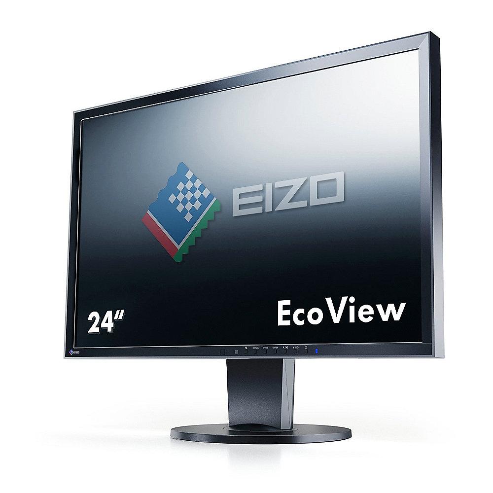 EIZO EV2416WFS3-BK 61 cm (24") Flexscan Monitor mit Pivot und Lautsprecher