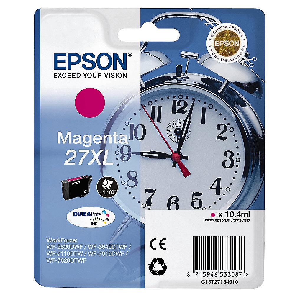Epson 27XL Original Druckerpatrone Magenta mit hoher Kapazität T2713