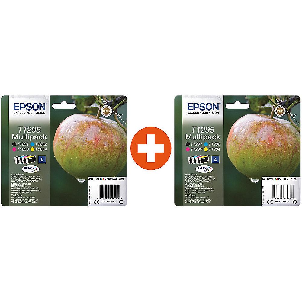 Epson 2x Druckerpatronen Multipack T1295 / C13T12954012 (BK, C, M, Y)
