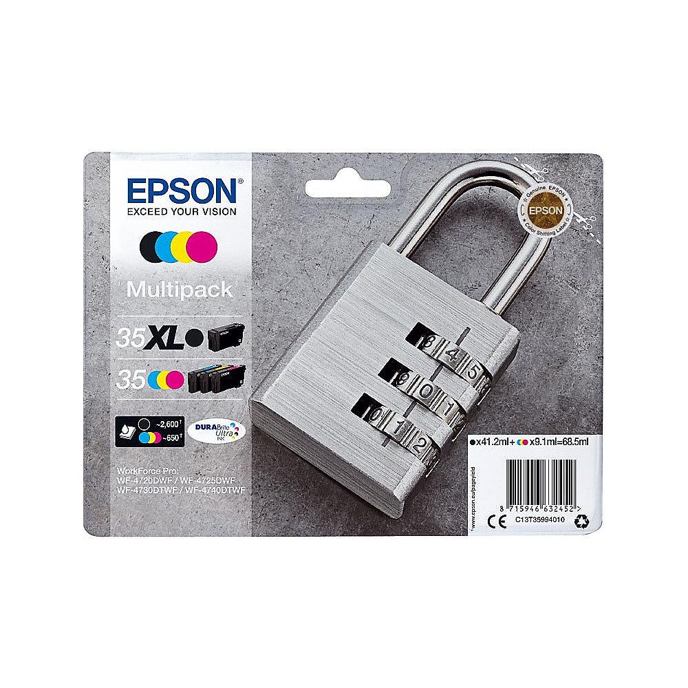 Epson 35XL Original Tintenmultipack T3599 (BK, C, M, Y)