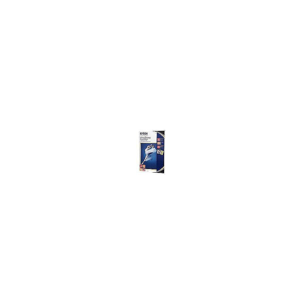 EPSON C13S041926 Ultra Glossy Photo Paper Fotopapier, glänzend, 20 Blatt