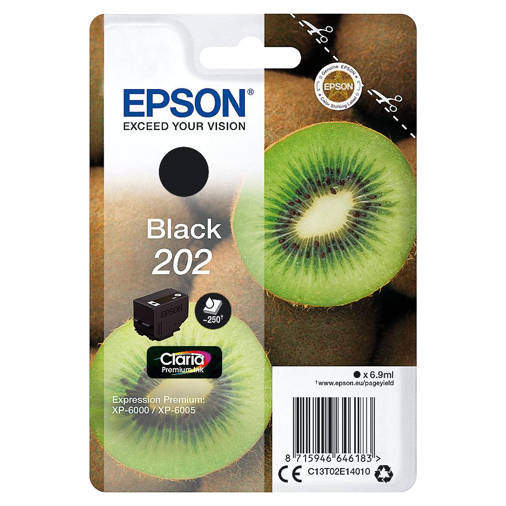 Epson C13T02E14010 Druckerpatrone 202 Schwarz ca. 250 Seiten