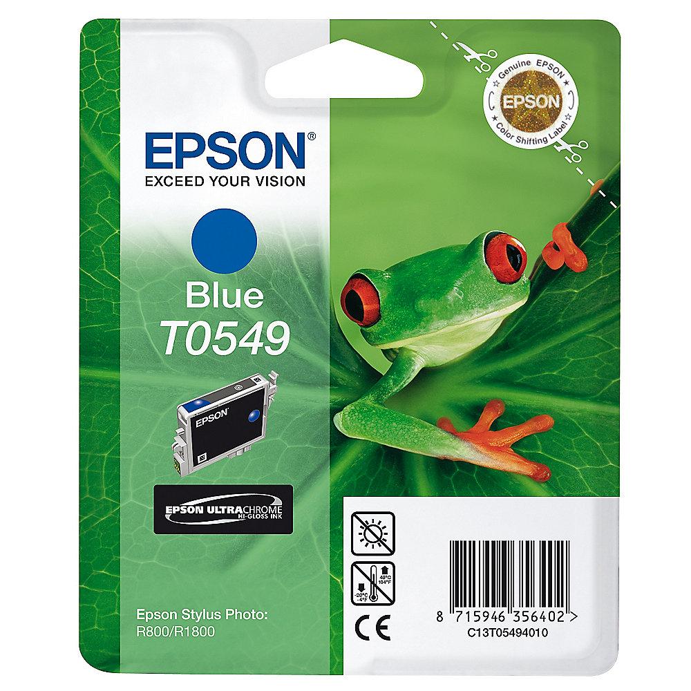Epson C13T05494010 Druckerpatrone T0549 pigmentiertes blau