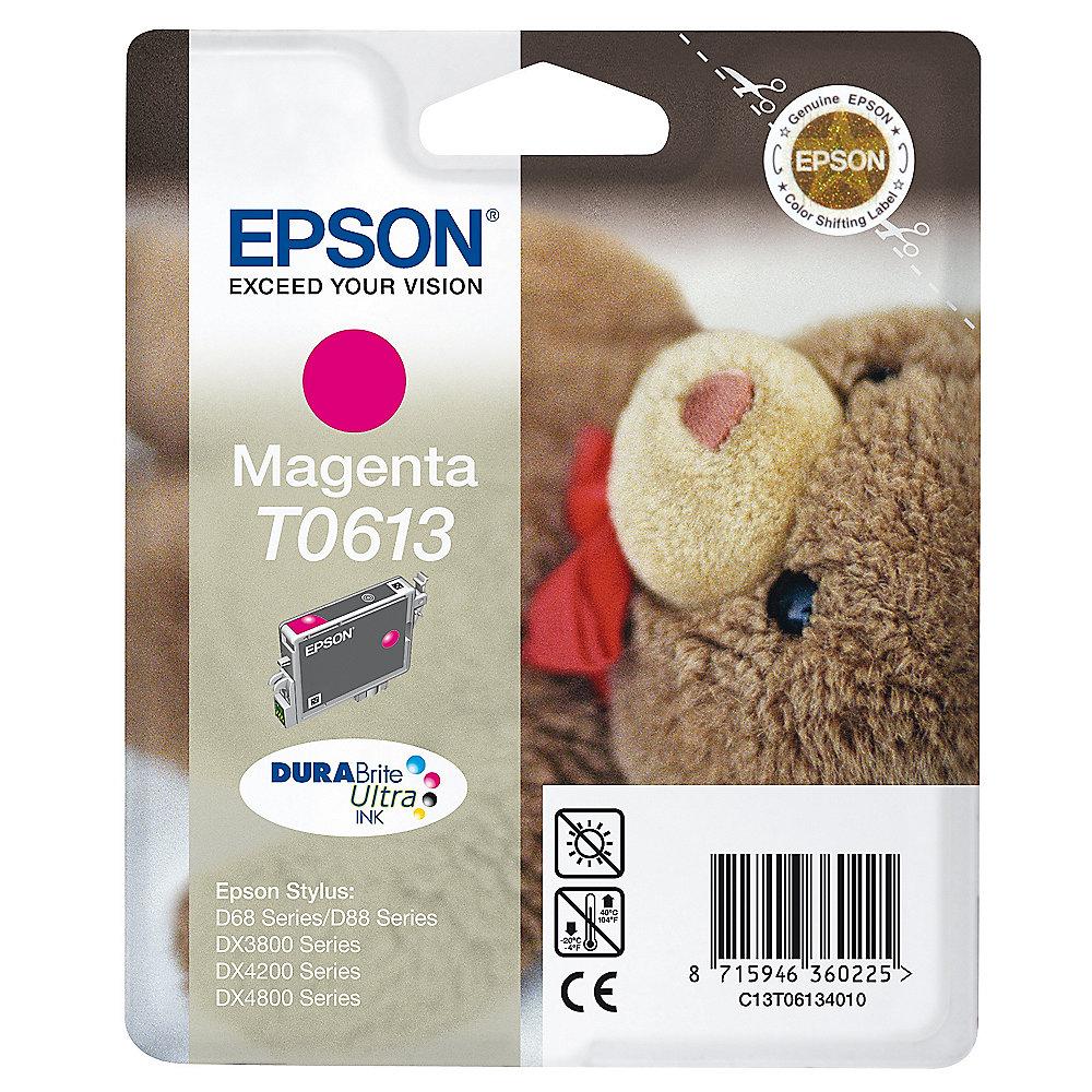 Epson C13T06134010 Druckerpatrone T0613 pigmentiertes magenta