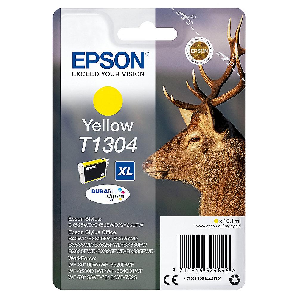 Epson C13T13044012 Druckerpatrone T1304 XL Gelb