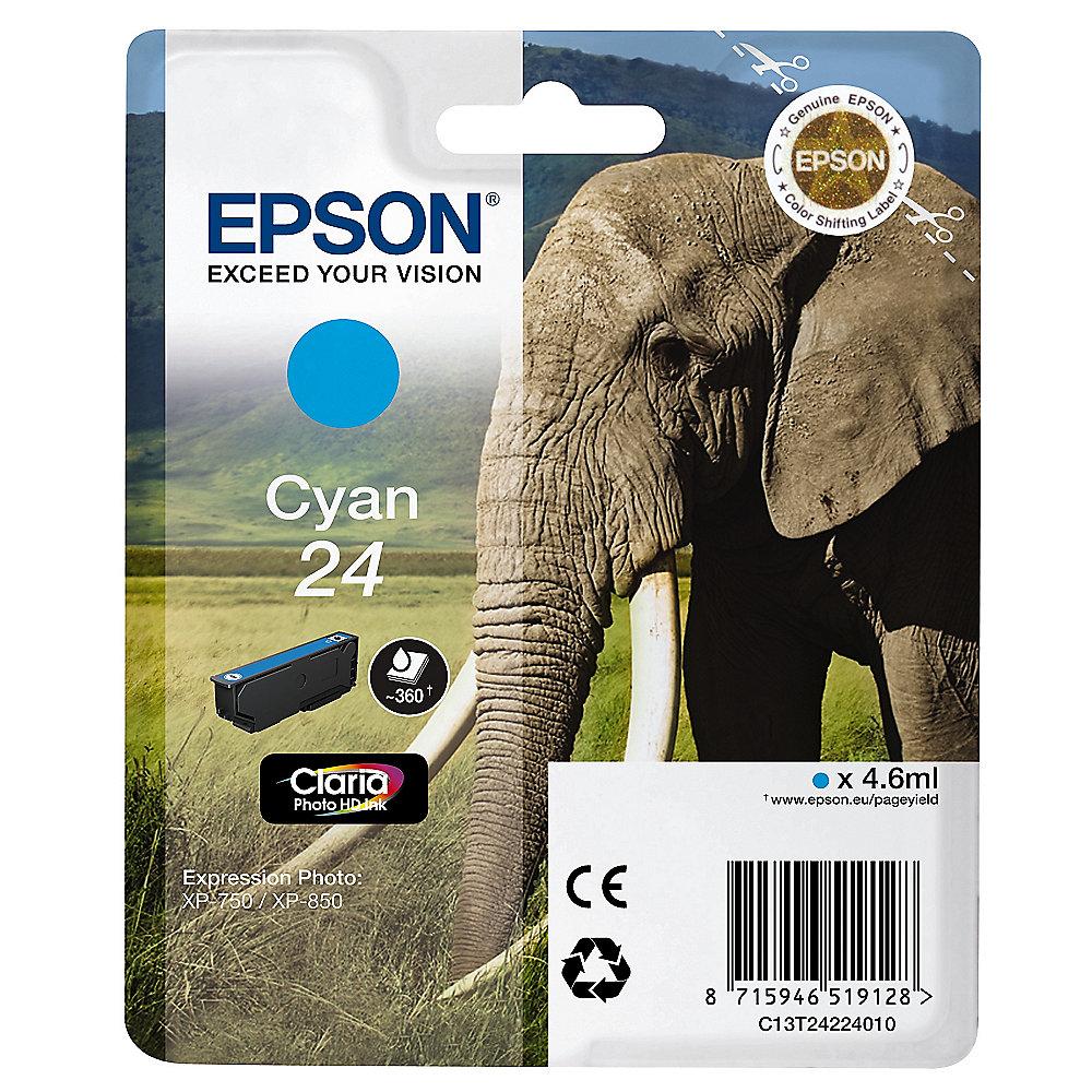 Epson C13T24224010 Druckerpatrone 24 cyan