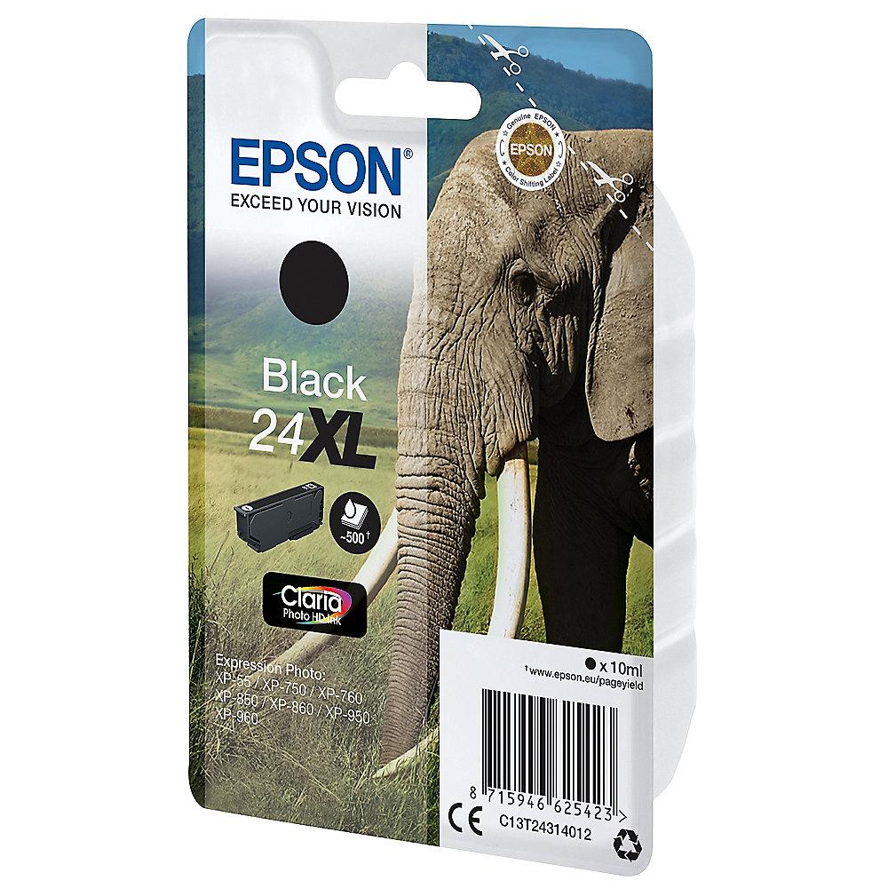 Epson C13T24314012 Druckerpatrone 24XL Claria Photo HD schwarz