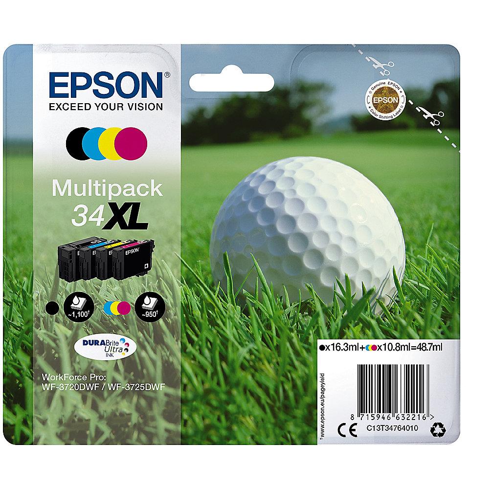 Epson C13T34764010 Tintenmultipack 34XL schwarz cyan gelb magenta