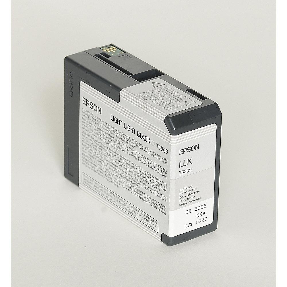 Epson C13T580900 Druckerpatrone T5809 helles schwarz